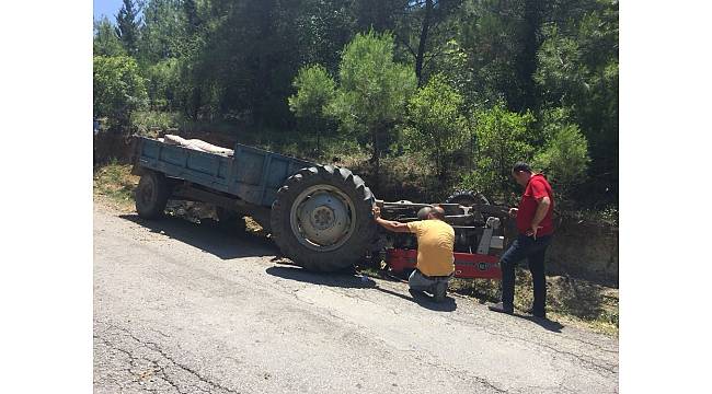 Dalaman&#39;da traktör devrildi: 1 ölü