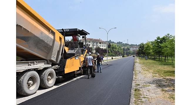 Düzce&#39;de hedef 180 bin ton asfalt