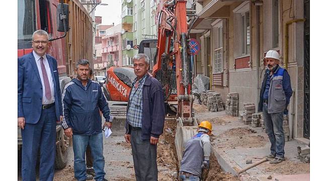 Karacabey&#39;deki elektrik hatları yer altına alınıyor