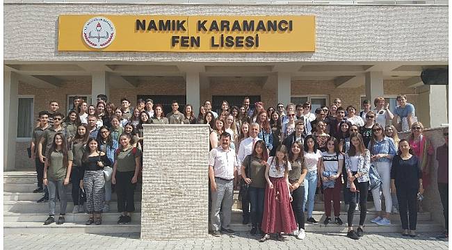 Namık Karamancı Fen Lisesi Erasmus Projesi ortaklarını ağırlıyor