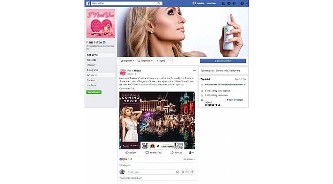 Paris Hilton&#39;dan Türkiye&#39;ye mesaj