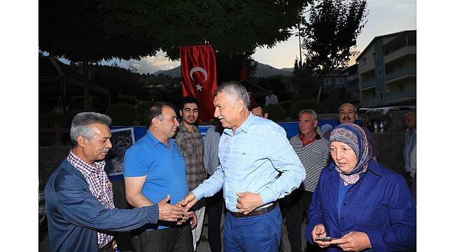 Seyhan&#39;ın iftar sofrası Pozantı&#39;da kuruldu