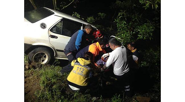 Tunceli&#39;de trafik kazası: 2 yaralı