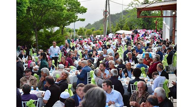 Ünye Belediyesinden mahalle iftarları