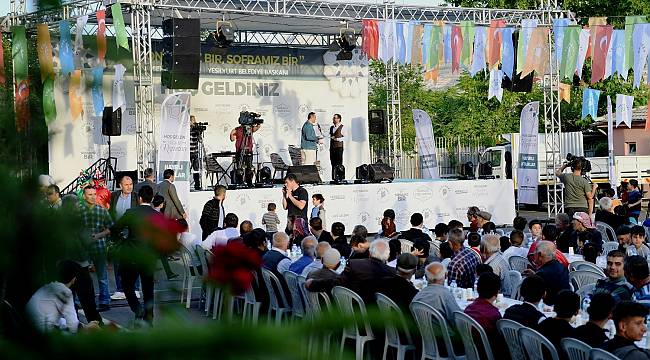 Yeşilyurt Belediyesi’nin ‘İlk İftar Heyecanı’ programına yoğun ilgi