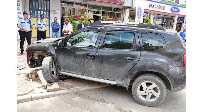 Zincirleme kaza kamerada