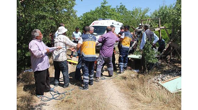 16 metrelik kuyuda elektrik akımına kapılan işçi öldü