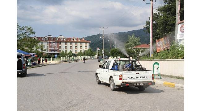 Akyazı&#39;da ilaçlama 6 gün yapılıyor