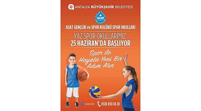 ASAT&#39;tan yaz spor okulu