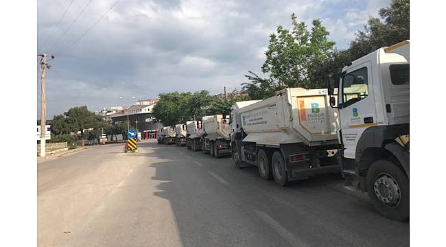 Avşa Adasında yollar asfaltlandı