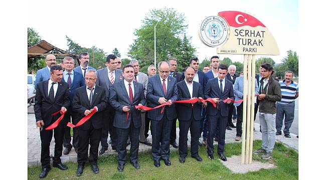 Beyşehir&#39;de &quot;Serhat Turak Parkı&quot; dualarla açıldı