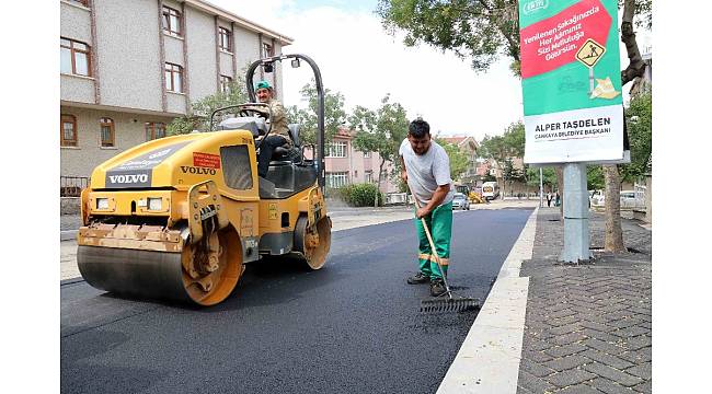 Çankaya Belediyesi asfalt çalışmalarına hızlı başladı