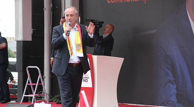 CHP’nin cumhurbaşkanı adayı Muharrem İnce Malatya’da