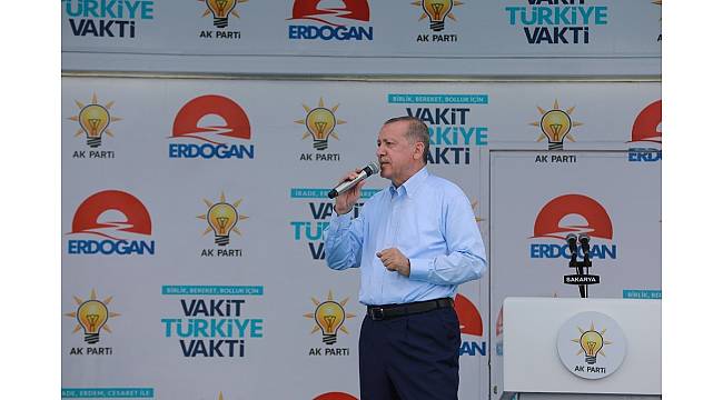 Cumhurbaşkanı Erdoğan Sakarya&#39;da müjdeleri sıraladı