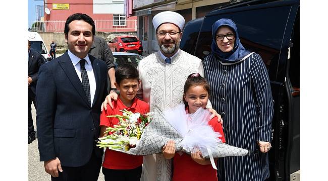 Diyanet İşleri Başkanı Erbaş, baba ocağında iftar yaptı