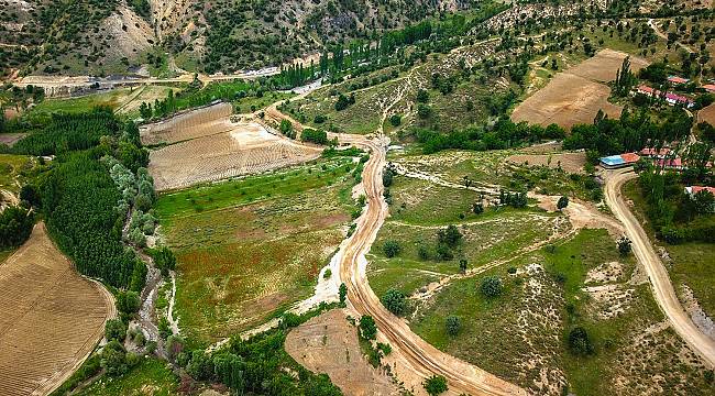 Doğanşehir’de yol çalışmaları