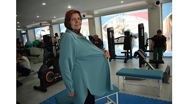 Düzenli spor yaparak 34 kilo verdi