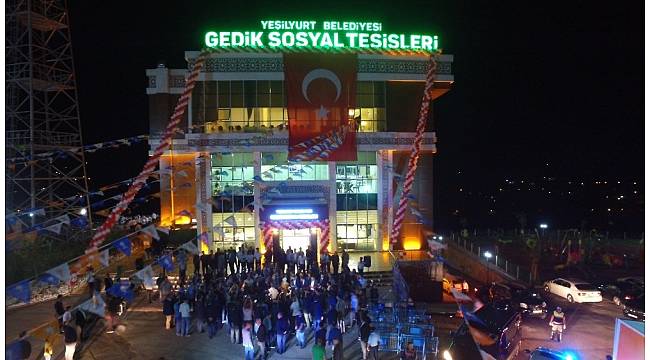 Gedik Sosyal Tesisleri Bakan Soylu&#39;nun katılımıyla açıldı