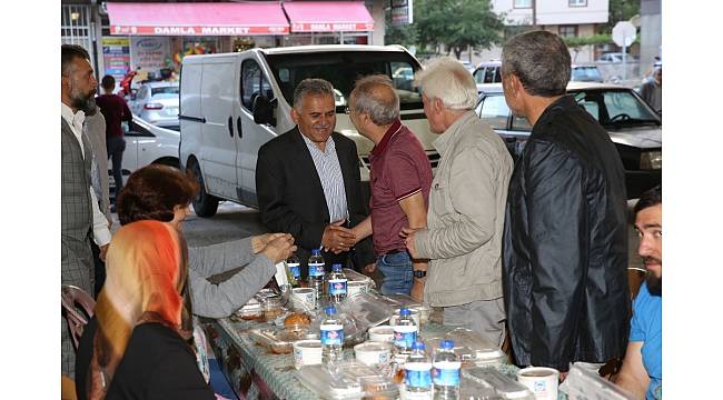 Hürriyet mahallesinde iftar coşkusu