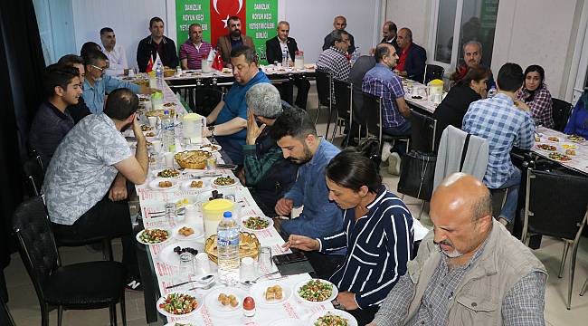 İhsan Akın basın mensupları ile iftarda bir araya geldi