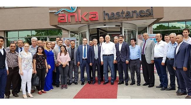 Milletvekili Erdoğan&#39;dan ANKA Hastanesi&#39;ne ziyaret