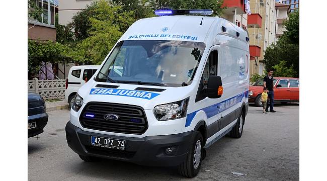 Selçuklu Belediyesinden hasta nakil ambulansı hizmeti