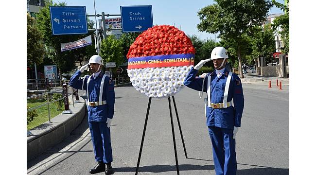 Siirt&#39;te Jandarmanın 179&#39;uncu kuruluş yıldönümü kutlaması