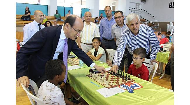 Söke&#39;de ulusal satranç turnuvası heyecanı başladı