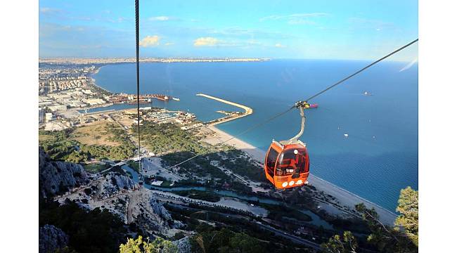 Tünektepe Teleferik çekim merkezi oldu