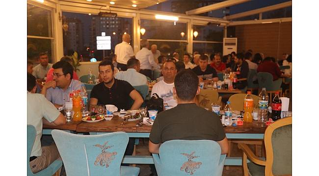 Ulaşım personelleri iftarda bir araya geldi