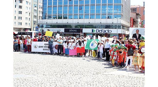 Uşak&#39;ta 5 Haziran Dünya Çevre Günü kutlamaları