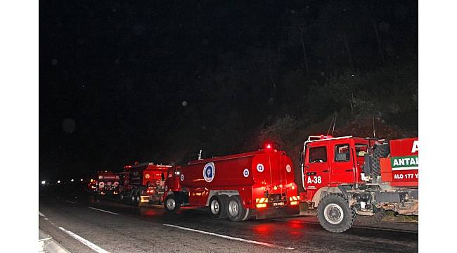 Antalya&#39;da orman yangını