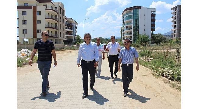 Başkan Alıcık, Nazilli&#39;deki projeleri inceledi