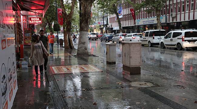 Şiddetli yağış Malatya’da etkili oldu