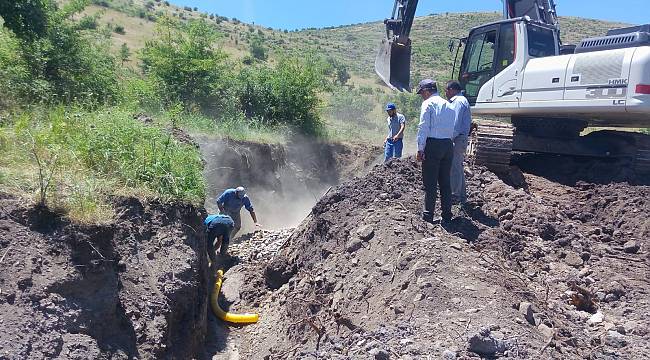 Susuzluk sorunu yaşayan Arguvan’da sondaj çalışması