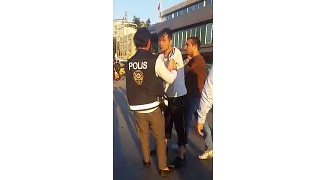 Taksim Meydanı&#39;nda &#39;taciz&#39; iddiası