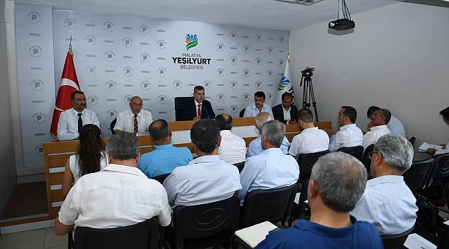 Yeşilyurt Meclisi temmuz toplantılarına başladı