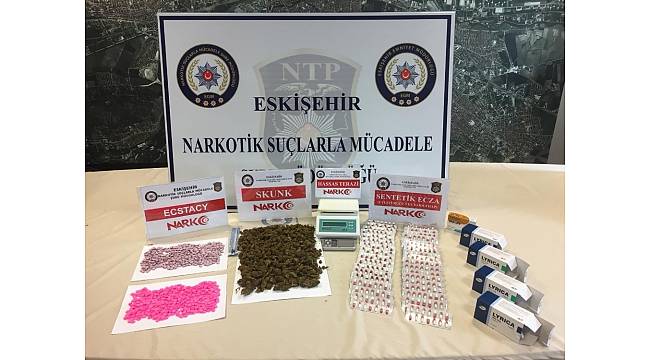 Eskişehir Narkotim&#39;den uyuşturucu operasyonu