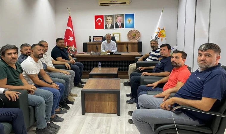 Adıyaman’da İGC yönetiminden AK Parti’ye ’hayırlı olsun’ ziyareti