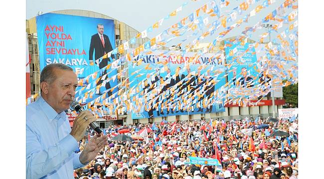 Cumhurbaşkanı Recep Tayyip Erdoğan Sakarya&#39;da