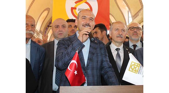 İçişleri Bakanı Süleyman Soylu&#39;dan Kapalı Çarşı ziyareti