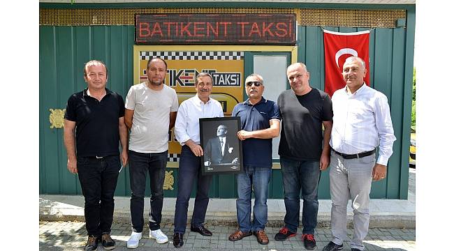 Başkan Ahmet Ataç&#39;tan taksicilere ziyaret