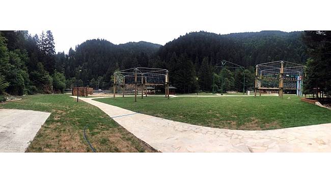 Uzungöl Tabiat Macera Parkı tamamlandı