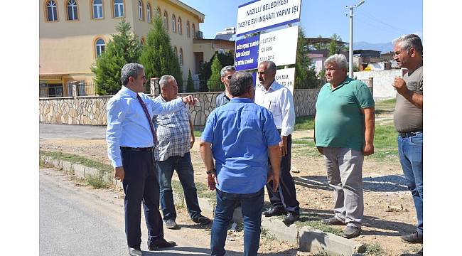 Nazilli Belediyesi projeleri hayata geçiriyor