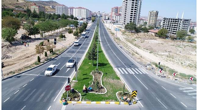 Ürgüp yolu daha modern görüntüye kavuşuyor