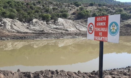 Sulama göletleri yüzmek için uygun değil!